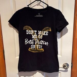 Yellowstone Black Short Sleeve Tee